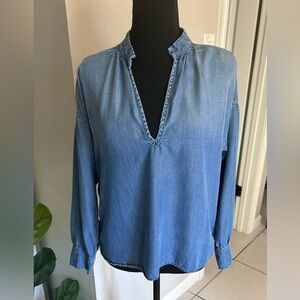 Cloth & Stone Women's Chambray Top
